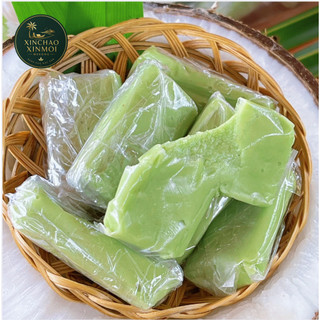 [25.06] Kẹo Dừa Mềm Lá Dứa Quê Dừa (Túi 500g) - Đặc Sản Bến Tre, Dẻo Mềm, Thơm Dừa Lá Dứa