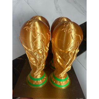 Cúp Bóng Đá Nhựa Màu Vàng Gold Cao 25cm – Cúp Quả Bóng Vàng Trao Giải, Trang Trí Sự Kiện Siêu Đẹp