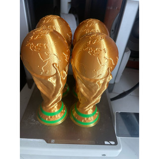 Cúp Bóng Đá Nhựa Màu Vàng Gold Cao 25cm – Cúp Quả Bóng Vàng Trao Giải, Trang Trí Sự Kiện Siêu Đẹp