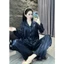 Bộ Đồ Mặc Nhà Pijama Lụa Gấm Dài Tay, Bộ Ngủ Nữ Thời Trang Dáng Rộng Thoải Mái DD01