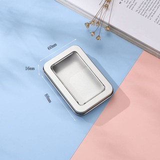 Hộp sắt đựng trang sức và linh kiện , nắp trong suốt
