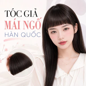 Tóc Giả Mái Ngố Nữ Cao Cấp Đủ Màu Tự Nhiên Như Tóc Thật Dễ Đeo Dễ Tạo Kiểu