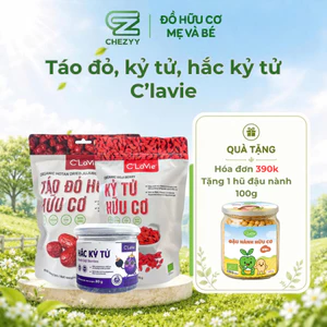 Táo Đỏ Kỷ Tử Hữu Cơ C'LaVie Loại 1 Quả To Thơm Ngon, Nấu Chè Dưỡng Nhan, Hầm Canh, Pha Trà