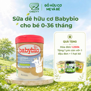 Sữa dê hữu cơ tăng trưởng Babybio, sữa công thức cho bé 0 - 36 tháng