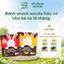 Bánh Snack Gạo Socola Hữu Cơ Nobi Nobi 20g Cho Bé Từ 18 Tháng Tuổi - Snack Ăn Nhẹ Hữu Cơ