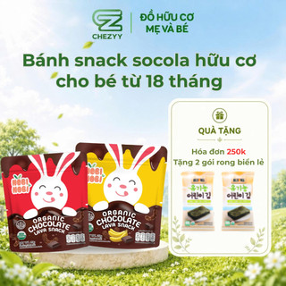 Bánh snack socola hữu cơ Nobi Nobi 20g cho bé từ 18 tháng tuổi