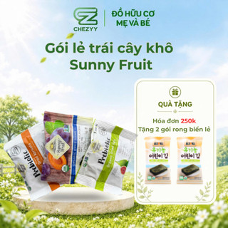 [GÓI LẺ] Trái cây khô hữu cơ Sunny Fruit, hoa quả khô cho bé ăn dặm