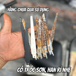 Combo 10 lưỡi cưa kiếm đa năng Ryobi - Hart - Ridgid - Chưa qua sử dụng - Có han rỉ không ảnh hưởng chất lượng