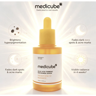Medicube Kojic Acid Nghệ Niacinamide Serum 30ml