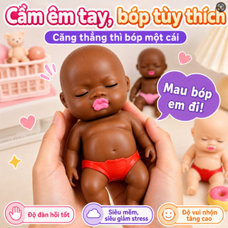 【Búp bê giải tỏa căng thẳng】Đồ chơi Natasha, mô hình nhân vật, búp bê màu đen —— Tặng kèm quần lót