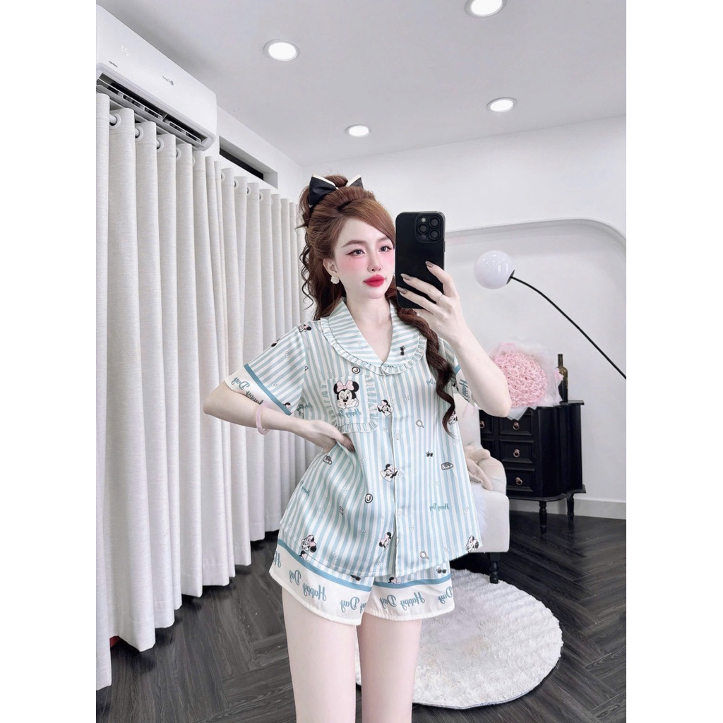 (size 40/60kg) Đùi cổ bầu new,lụa latin hoạ tiết dễ thương,vải mềm nhẹ mát