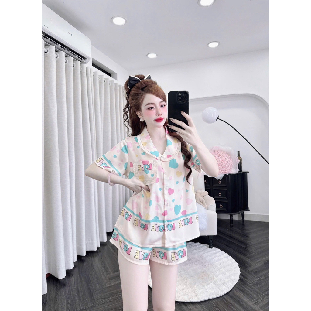 (size 40/60kg) Đùi cổ bầu new,lụa latin hoạ tiết dễ thương,vải mềm nhẹ mát