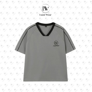Áo Phông Nam Nữ Lumi Wear Form Boxy Cổ Tròn V01 Thêu Mặt Trước Chất Polyester Cao Cấp