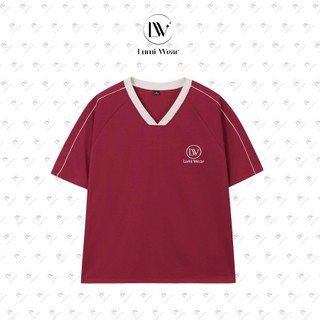 Áo Phông Nam Nữ Lumi Wear Form Boxy Cổ Tròn V01 Thêu Mặt Trước Chất Polyester Cao Cấp