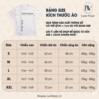 Áo Phông Nam Nữ Lumi Wear Form Boxy Cổ Tròn V01 Thêu Mặt Trước Chất Polyester Cao Cấp