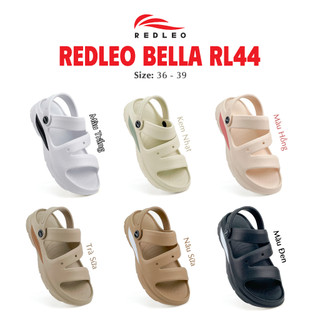 Dép Sandal Nữ REDLEO Bella - Quai Ngang Chéo Đế Bằng 4CM Êm Chân, Trẻ Trung Dễ Phối Đồ RL44