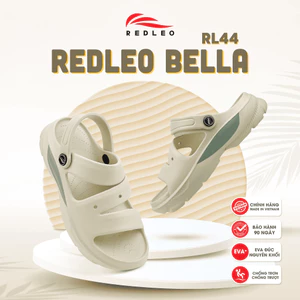 Dép Sandal REDLEO Bella - Sandal Nữ Quai Ngang Chéo Đế Bằng Cao 4CM Trẻ Trung Năng Động RL44