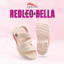 Dép Sandal REDLEO Bella - Sandal Nữ Quai Ngang Chéo Đế Bằng Cao 4CM Trẻ Trung Năng Động RL44