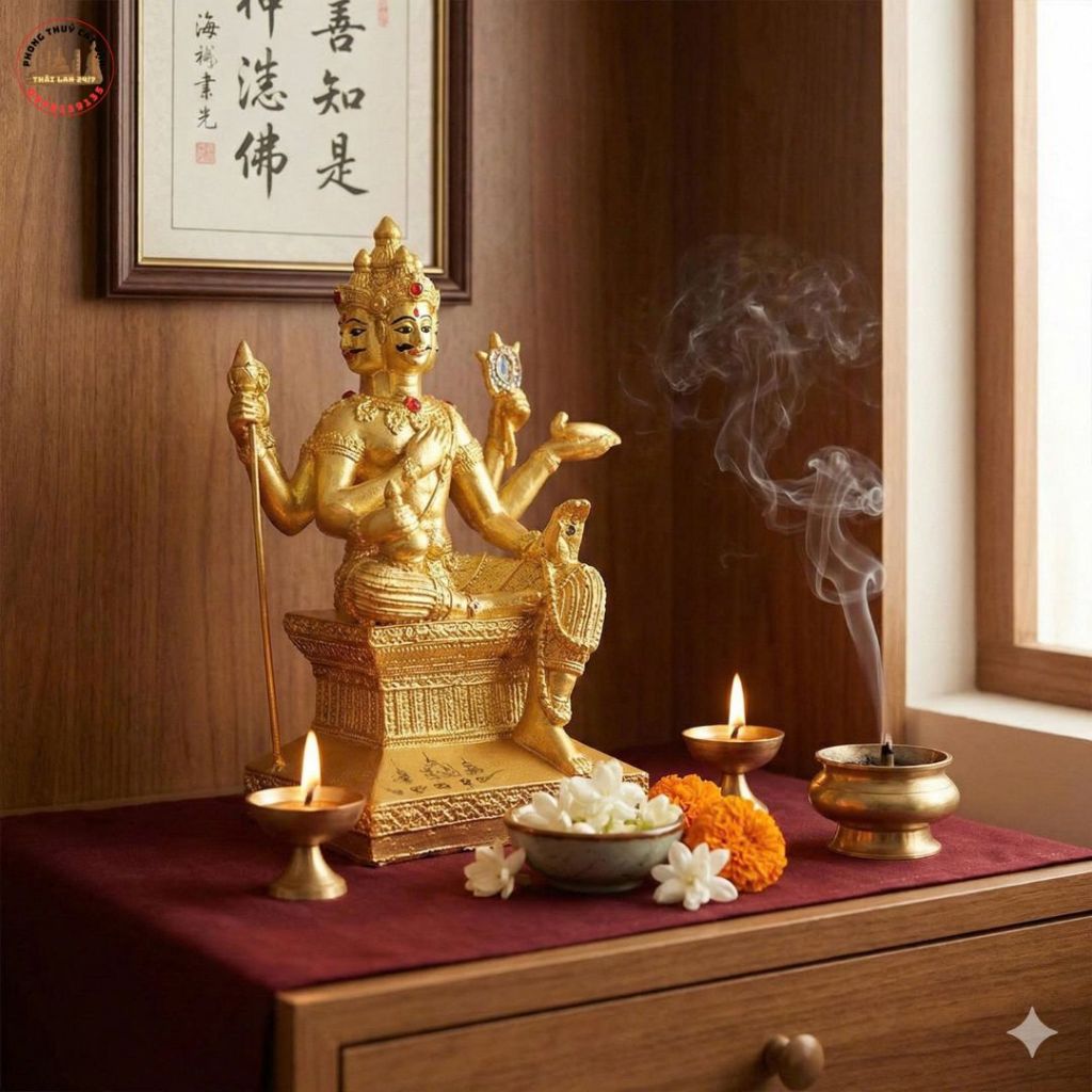 Tượng Tứ Diện Cao 25Cm – Điểm Nhấn Decor Nổi Bật Cho Không Gian Sống