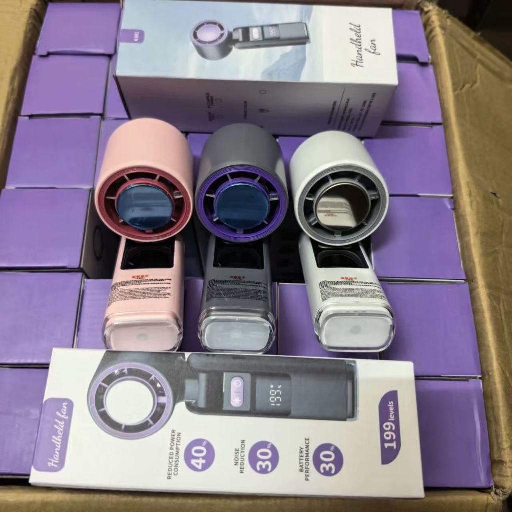 K801 Quạt Cầm Tay Cao Cấp K801 Có Sò Lạnh  1-199 Cấp  Gió Mạnh, Gấp Gọn Tiện Lợi Tặng Kèm Dây Đeo  Pin1200mah/1800mah