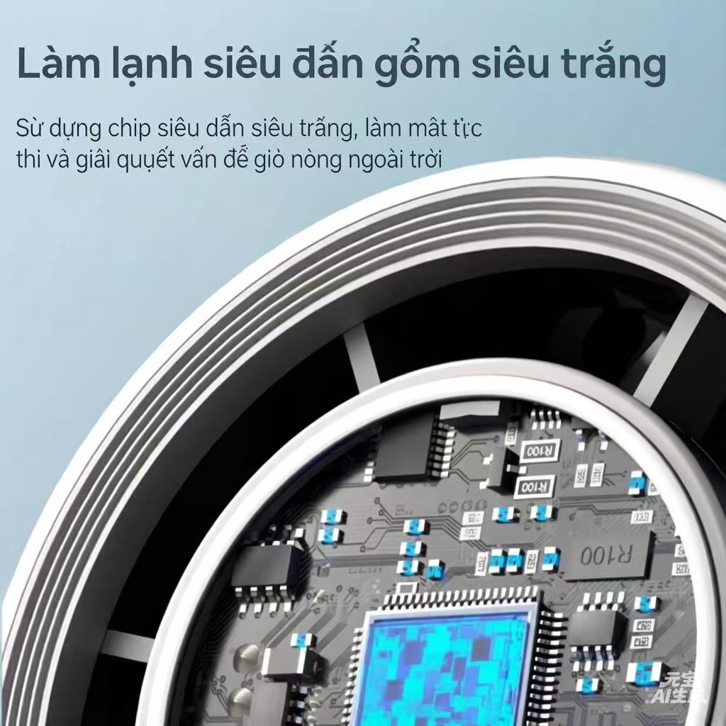 K801 Quạt Cầm Tay Cao Cấp K801 Có Sò Lạnh  1-199 Cấp  Gió Mạnh, Gấp Gọn Tiện Lợi Tặng Kèm Dây Đeo  Pin1200mah/1800mah