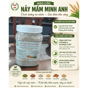 Ngũ cốc dinh dưỡng hộp 500g- Ngũ cốc nảy mầm Minh Anh