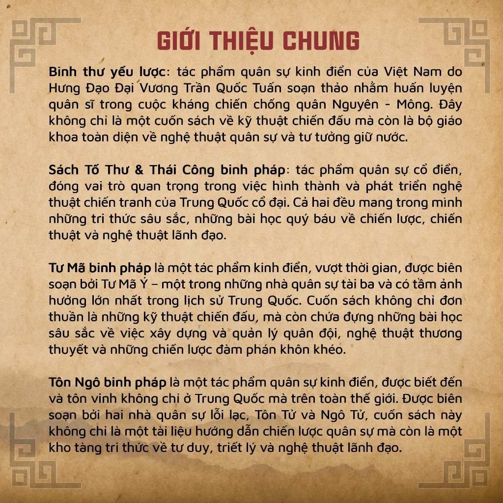 Sách - Combo 4 Cuốn Binh Pháp Toàn Thư - NXB Tri Thức