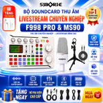 Bộ Mic Thu Âm SIBORIE F998 & Mic MS90 - Combo Livestream Karaoke Bluetooth Có Autotune [Tặng Tai Nghe & Đầy Đủ Phụ Kiện] — ảnh 1