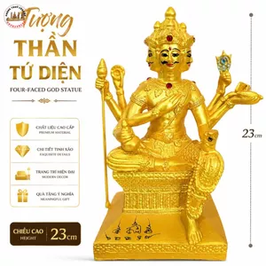 Tượng Tứ Diện Cao 25Cm – Điểm Nhấn Decor Nổi Bật Cho Không Gian Sống