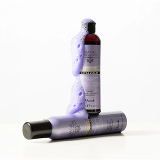 Dầu Gội Tím Thuần Chay Làm Bóng Sáng Cho Tóc Tẩy Nhuộm Nook Magic Arganoil Blonde Story Shampoo