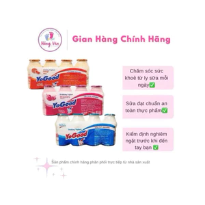 {Chinh hãng} Sữa Chua Uống YoGood Thái Lan – Thơm Ngon Bổ Dưỡng, Hỗ Trợ Tiêu Hóa, 1 thùng 96h x 85ml