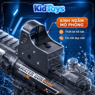 Đồ Chơi Phun Nước M416 Trong Suốt Có LED - Áp lực mạnh KidToys - Sạc USB Pin Sạc Tốt Cho Trẻ Em