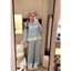 Bộ Đồ Ngủ Lụa Latin Dài Tay Phối Bèo Dễ Thương, Pijama Nữ Cao Cấp Mặc Nhà Thoải Mái DD04