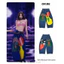 Quần jeans suông hoạt hình Triệu Lộ Tư