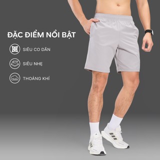 Quần Đùi Nam MENTORIS, Quần Short Gió Thể Thao,Thiết Kế Mềm Nhẹ, Thoáng Khí, Form Tôn Dáng MSR01