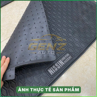 THẢM LÓT SÀN CAO SU xe Hyundai Accent 2018- 2025, 2026 cao cấp, mẫu tổ ong chữ đỏ