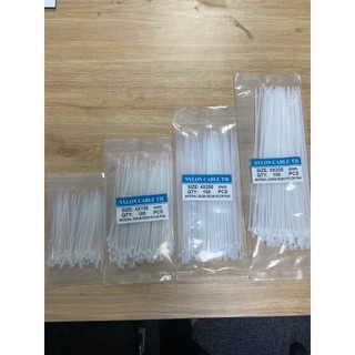 Dây Rút Nhựa Công Nghiệp 10cm 15cm 20cm 25cm - Dây Thít Nhựa Buộc Dây Điện, Dây Cáp, Đóng Gói