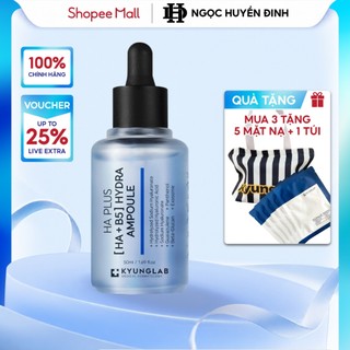 Serum Dưỡng Ẩm Và Làm Căng Bóng Da Tức Thì Kyung Lab HA + B5 Hydra Ampoule 50ml