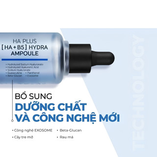 Serum Dưỡng Ẩm Và Làm Căng Bóng Da Tức Thì Kyung Lab HA + B5 Hydra Ampoule 50ml