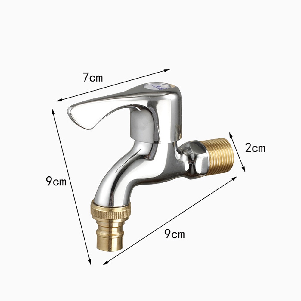 Vòi rửa chén lạnh hiệu Mỹ Linh XJDH-056D, chất liệu hợp kim kẽm, vòi hồ inox 304, vòi nước sân vườn