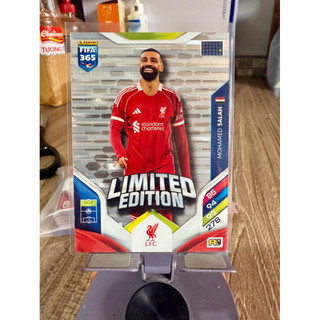 Thẻ Cầu Thủ Bóng Đá Panini Adrenalyn 365 2026 Mohamed Salah Liverpool Limited ( Rare Card )