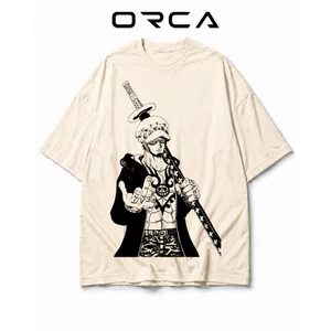 Áo thun Orca in hình Trafalgar Law One Piece - Vải Cotton cao cấp - ORCA137