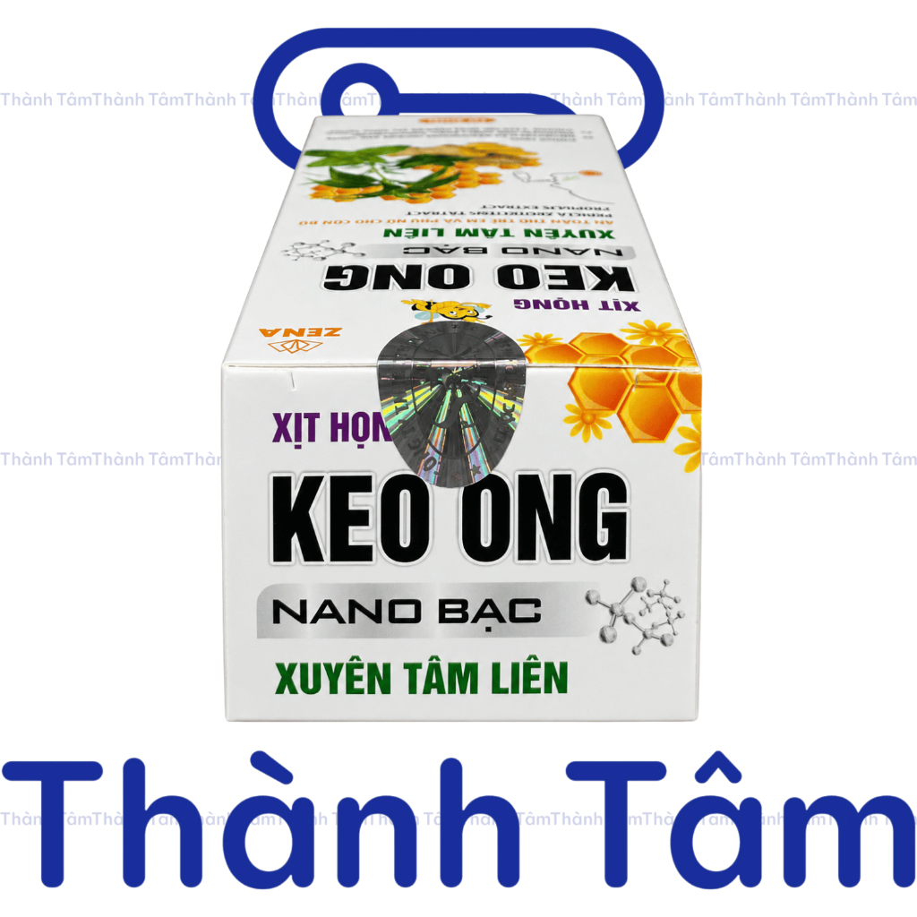 Xịt Họng Keo Ong Nano Bạc Xuyên Tâm Liên hỗ trợ giảm viêm khoang miệng hô hấp, giảm đau họng ho khan - Chai 20ml