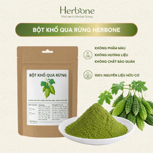 Bột Khổ Qua Rừng HERBONE Cải Thiện Mụn Mờ Thâm Sáng Da Mặt & Body 100g 500g