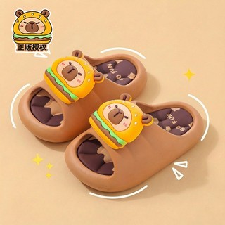 Dép Trẻ Em Burger Gấu Dễ Thương – Dép Quai Ngang Chống Trượt Cho Bé Trai Bé Gái Dp67