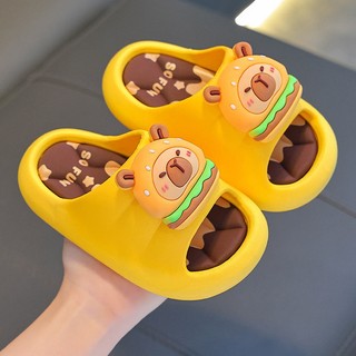 Dép Trẻ Em Burger Gấu Dễ Thương – Dép Quai Ngang Chống Trượt Cho Bé Trai Bé Gái Dp67