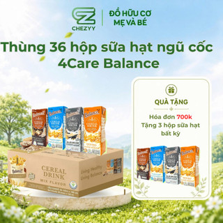 Nguyên thùng 36 hộp sữa hạt ngũ cốc 4care Balance Thái Lan