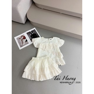 PHẠM THÙY SHOP: SET BỘ THÔ HÀN ÁO PHỐI TẦNG BÈO MIX CHÂN VÁY