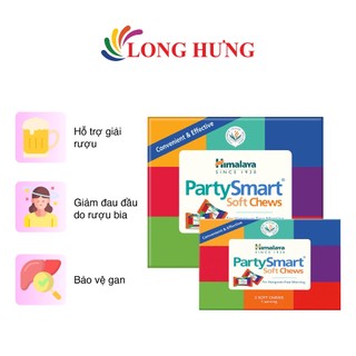 Viên nhai bảo vệ sức khỏe Himalaya Party Smart Soft Chews (2 viên/10 viên)