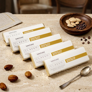 Socola Thanh Hạt Dinh Dưỡng BA 58% Cacao Belcholat Dark Chocolate Giòn Bùi ăn vặt healthy